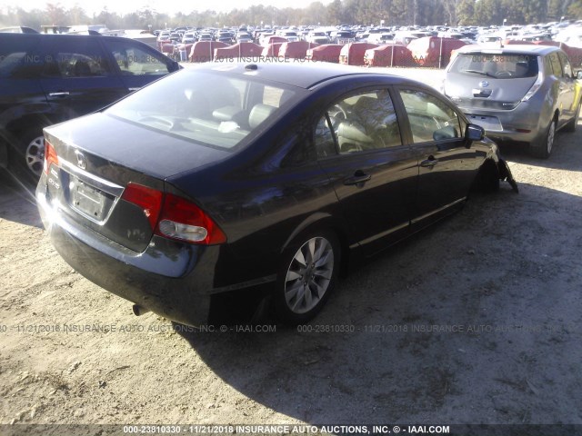 2HGFA1F98BH512298 - 2011 HONDA CIVIC EXL BLACK photo 4