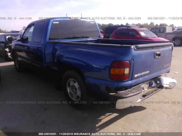 1GCEC19V24Z214037 - 2004 CHEVROLET SILVERADO C1500 BLUE photo 3