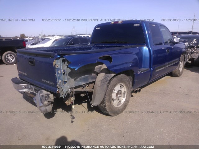 1GCEC19V24Z214037 - 2004 CHEVROLET SILVERADO C1500 BLUE photo 4