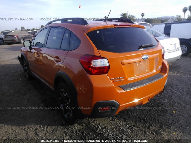 JF2GPACC1D2815437 - 2013 SUBARU XV CROSSTREK 2.0 PREMIUM ORANGE photo 3