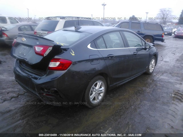 1G1BE5SM1H7124538 - 2017 CHEVROLET CRUZE LT BLACK photo 4