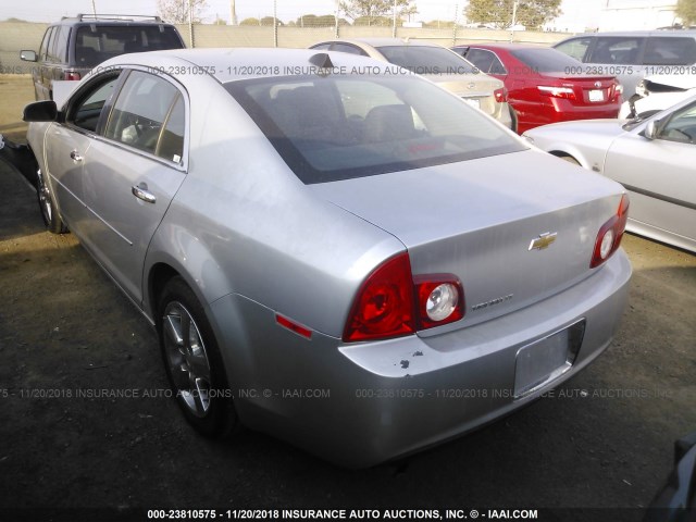 1G1ZD5E09CF193597 - 2012 CHEVROLET MALIBU 2LT SILVER photo 3