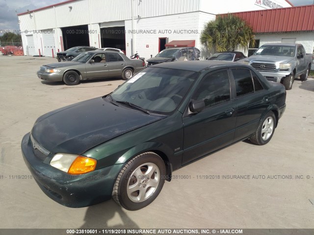 JM1BJ221XY0206297 - 2000 MAZDA PROTEGE ES 绿色 照片 2