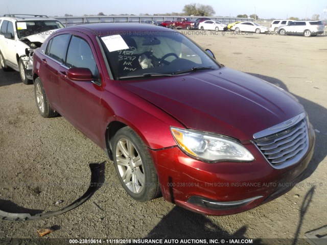 1C3CCBBB9DN727424 - 2013 CHRYSLER 200 TOURING RED photo 1