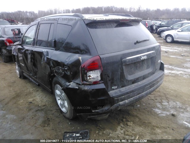 1C4NJCEA4GD769321 - 2016 JEEP COMPASS LATITUDE BLACK photo 3