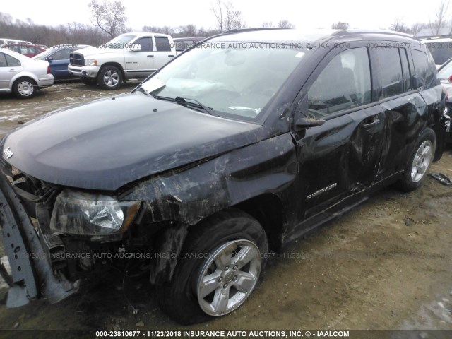 1C4NJCEA4GD769321 - 2016 JEEP COMPASS LATITUDE BLACK photo 6