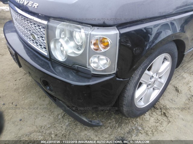 SALME11493A132952 - 2003 LAND ROVER RANGE ROVER HSE BLACK photo 6