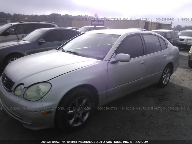 JT8BD69S120173418 - 2002 LEXUS GS 300 GRAY photo 2