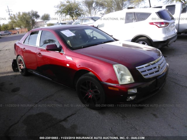 1G6DW677650123687 - 2005 CADILLAC STS RED photo 1