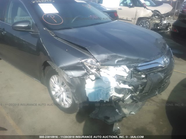 4T1BF1FK7CU041904 - 2012 TOYOTA CAMRY SE/LE/XLE GRAY photo 6