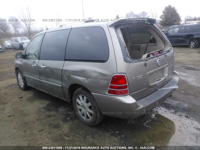 2MRDA22256BJ03282 - 2006 MERCURY MONTEREY LUXURY TAN photo 3