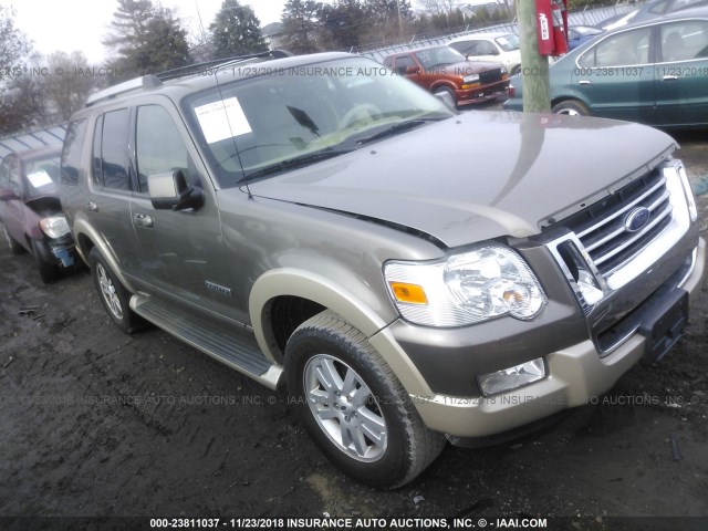 1FMEU64E86UA56610 - 2006 FORD EXPLORER EDDIE BAUER BROWN photo 1