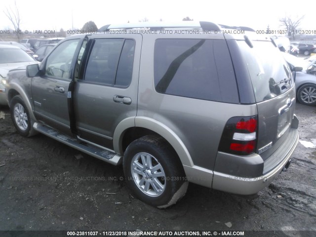 1FMEU64E86UA56610 - 2006 FORD EXPLORER EDDIE BAUER BROWN photo 3