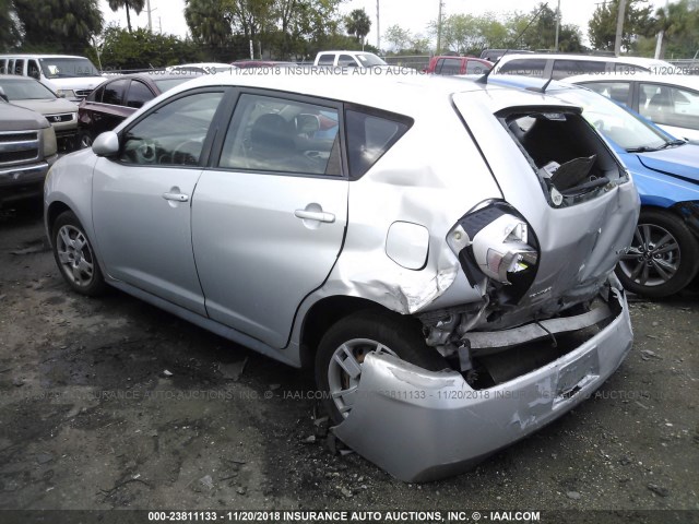 5Y2SP67089Z465793 - 2009 PONTIAC VIBE SILVER photo 3