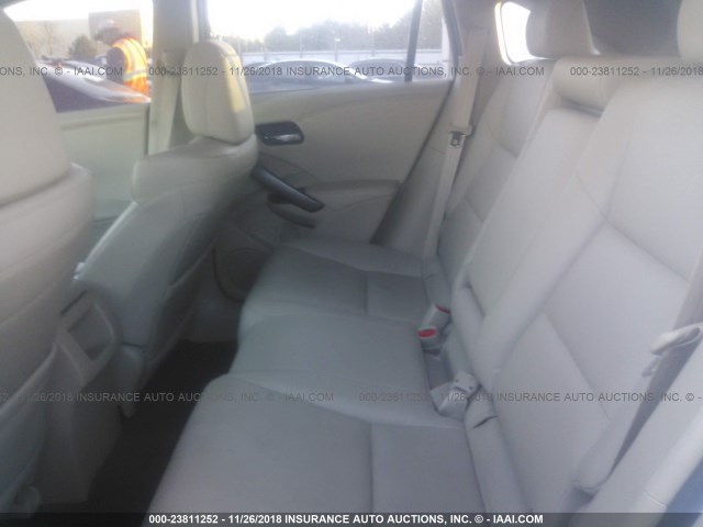 5J8TB3H32EL011371 - 2014 ACURA RDX WHITE photo 8