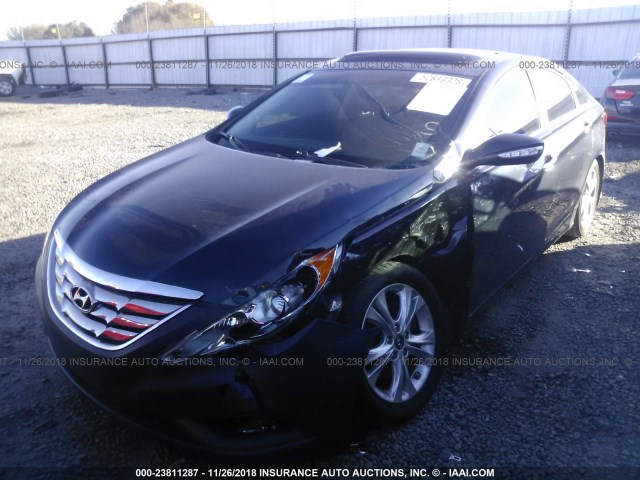 5NPEC4ACXDH640822 - 2013 HYUNDAI SONATA SE/LIMITED BLACK photo 1