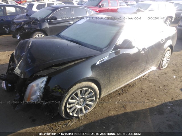 1G6DE5EY1B0101228 - 2011 CADILLAC CTS LUXURY COLLECTION BLACK photo 2