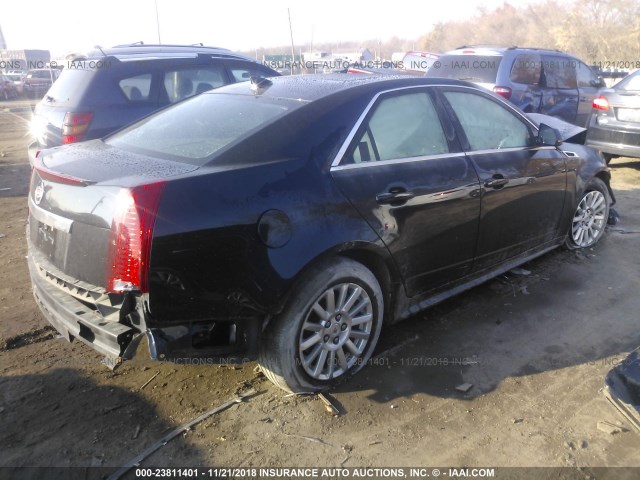 1G6DE5EY1B0101228 - 2011 CADILLAC CTS LUXURY COLLECTION BLACK photo 4