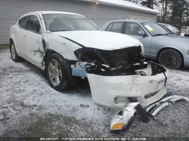 1B3BD1FB0BN573631 - 2011 DODGE AVENGER MAINSTREET WHITE photo 6