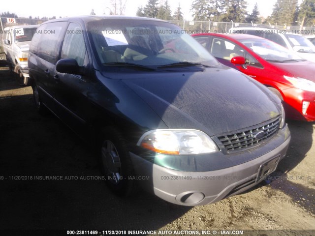 2FMZA51451BB74063 - 2001 FORD WINDSTAR LX GREEN photo 1