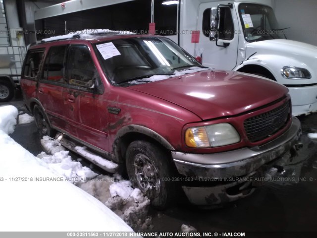 1FMRU17L52LA91684 - 2002 FORD EXPEDITION EDDIE BAUER RED photo 1