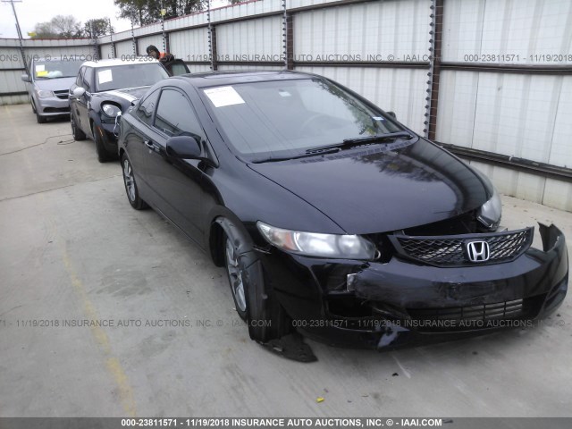 2HGFG1B97BH509770 - 2011 HONDA CIVIC EXL BLACK photo 1