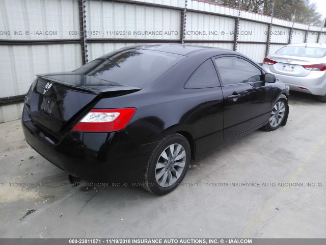 2HGFG1B97BH509770 - 2011 HONDA CIVIC EXL BLACK photo 4