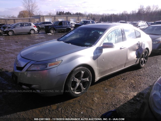 19UUA9F50BA002268 - 2011 ACURA TL SILVER photo 2