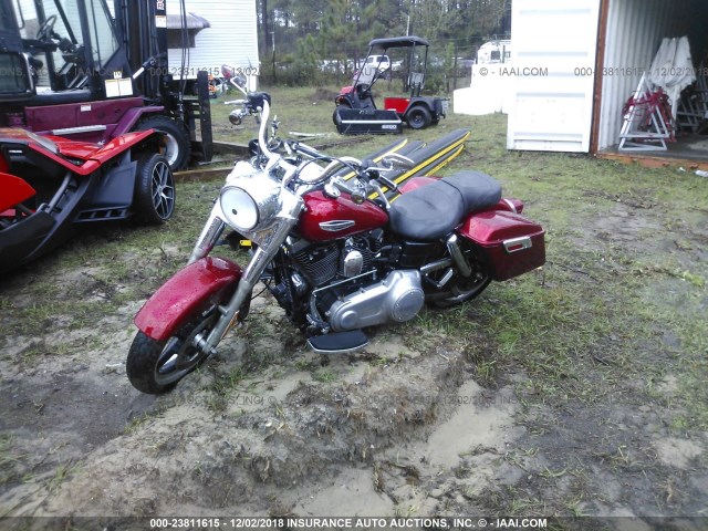 1HD1GZM11DC332216 - 2013 HARLEY-DAVIDSON FLD SWITCHBACK BURGUNDY photo 2