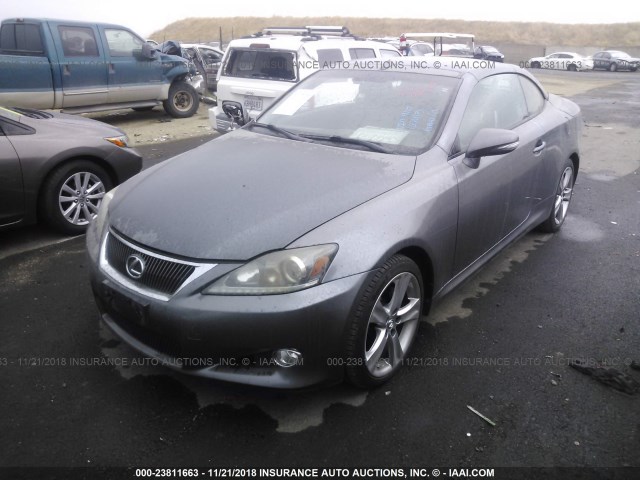 JTHFF2C20C2525942 - 2012 LEXUS IS 250 Pewter photo 2