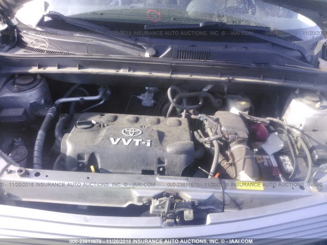 JTLKT324754021921 - 2005 TOYOTA SCION XB Gümüş foto 10