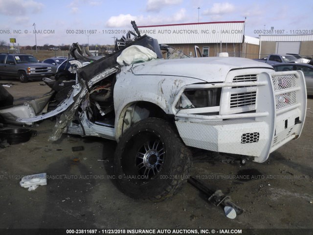 3C6UD5GL0CG244550 - 2012 DODGE RAM 2500 LONGHORN WHITE photo 1