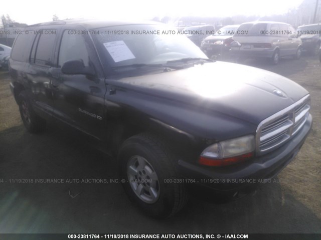 1B4HR28N01F543820 - 2001 DODGE DURANGO BLACK photo 1