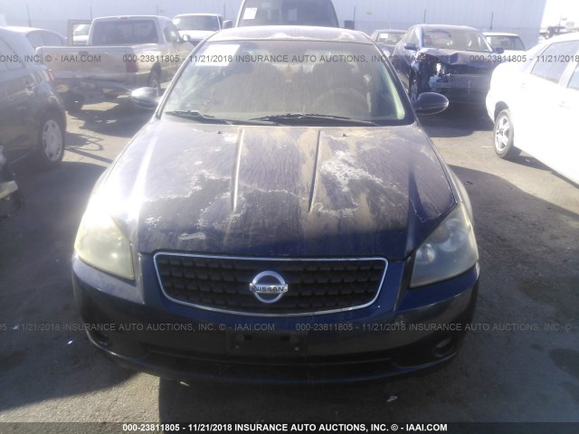 1N4AL11D16N404218 - 2006 NISSAN ALTIMA S/SL Dark Blue photo 6