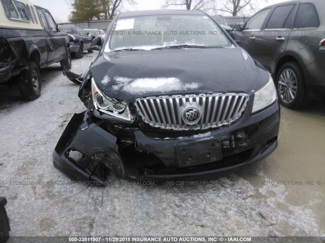 1G4GB5GG7AF157558 - 2010 BUICK LACROSSE CX BLACK photo 6