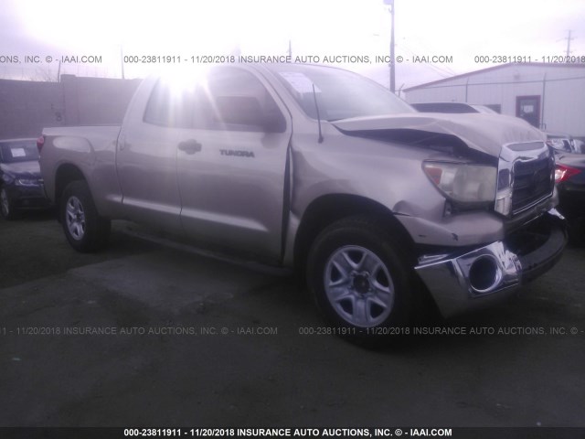 5TFRV54117X017772 - 2007 TOYOTA TUNDRA DOUBLE CAB SR5 GOLD photo 1