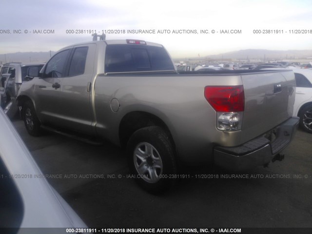 5TFRV54117X017772 - 2007 TOYOTA TUNDRA DOUBLE CAB SR5 GOLD photo 3