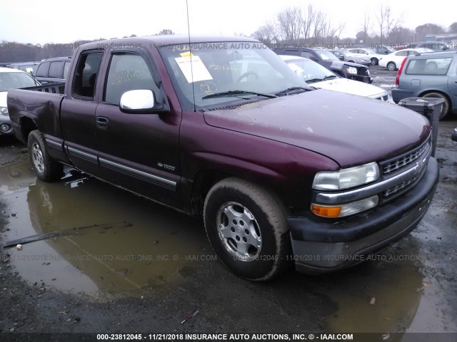 2GCEC19T8Y1284817 - 2000 CHEVROLET SILVERADO C1500 PURPLE photo 1