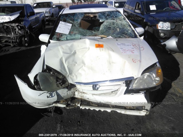 2HGES26813H517589 - 2003 HONDA CIVIC EX WHITE photo 6