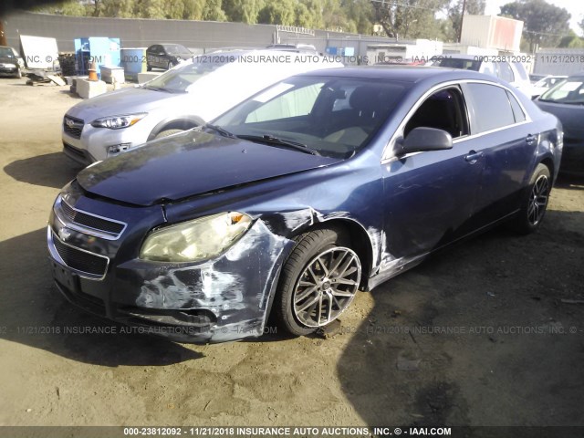 1G1ZA5E01AF118821 - 2010 CHEVROLET MALIBU LS 蓝色 照片 2