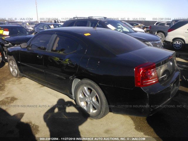 2B3KA53HX8H270057 - 2008 DODGE CHARGER R/T BLACK photo 3