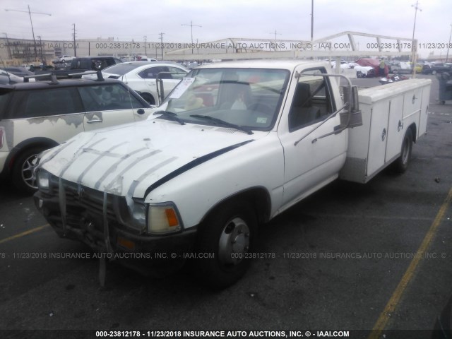 JT5VN94T9P0030250 - 1993 TOYOTA PICKUP CAB CHASSIS SUPER LONG WHEELBASE WHITE photo 2