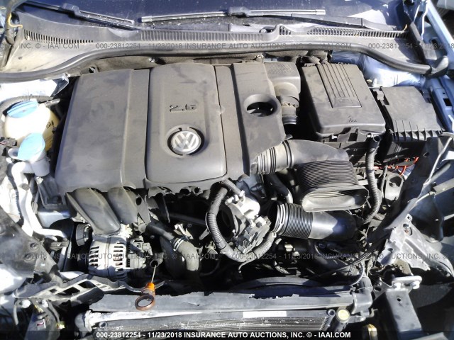 WVWBA7AJ8AW201956 - 2010 VOLKSWAGEN GOLF 蓝色 照片 10