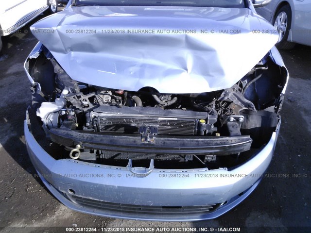 WVWBA7AJ8AW201956 - 2010 VOLKSWAGEN GOLF 蓝色 照片 6