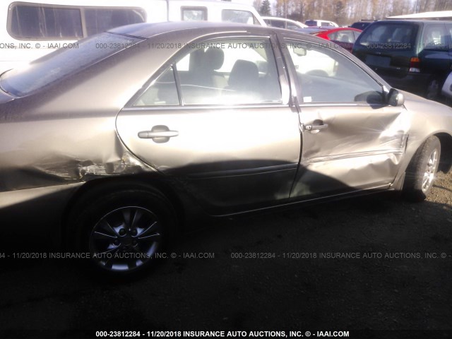 4T1BF32K24U588064 - 2004 TOYOTA CAMRY LE/XLE/SE GRAY photo 6