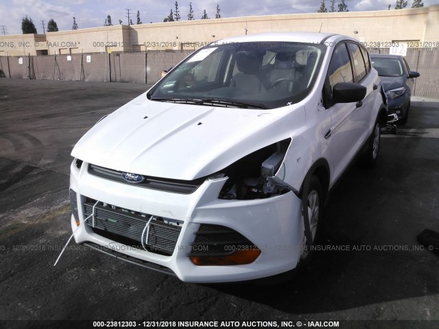 1FMCU0F71GUB99578 - 2016 FORD ESCAPE S WHITE photo 2