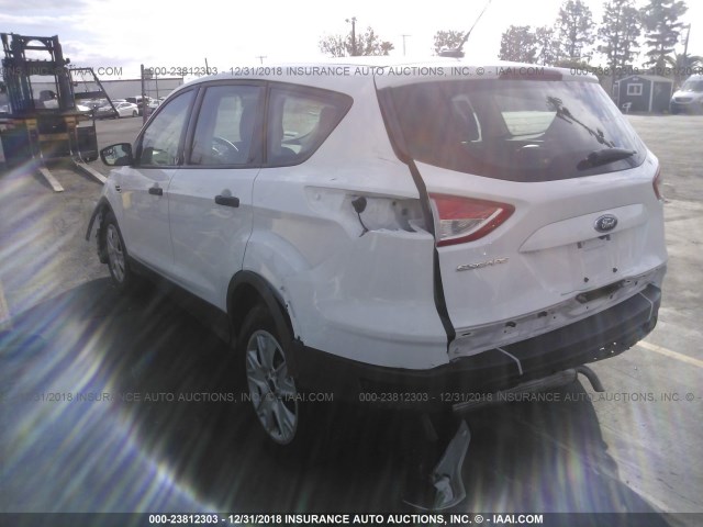 1FMCU0F71GUB99578 - 2016 FORD ESCAPE S WHITE photo 3