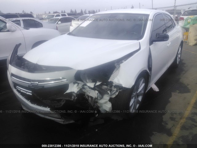 1G11E5SA8DF265284 - 2013 CHEVROLET MALIBU 2LT WHITE photo 2