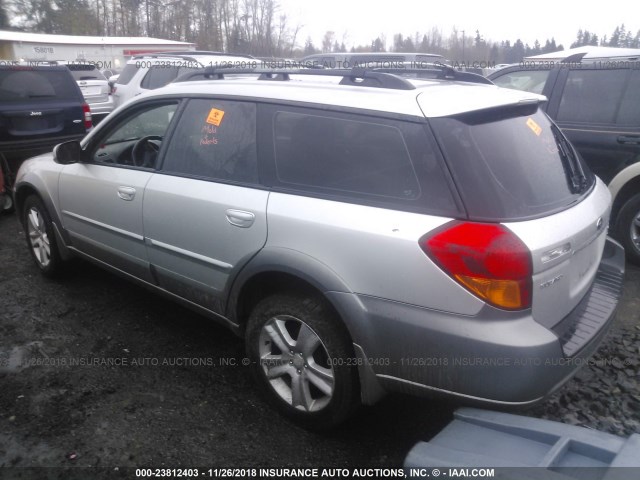 4S4BP67C754321522 - 2005 SUBARU LEGACY OUTBACK 2.5 XT LIMITED SILVER photo 3