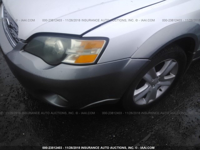 4S4BP67C754321522 - 2005 SUBARU LEGACY OUTBACK 2.5 XT LIMITED SILVER photo 6